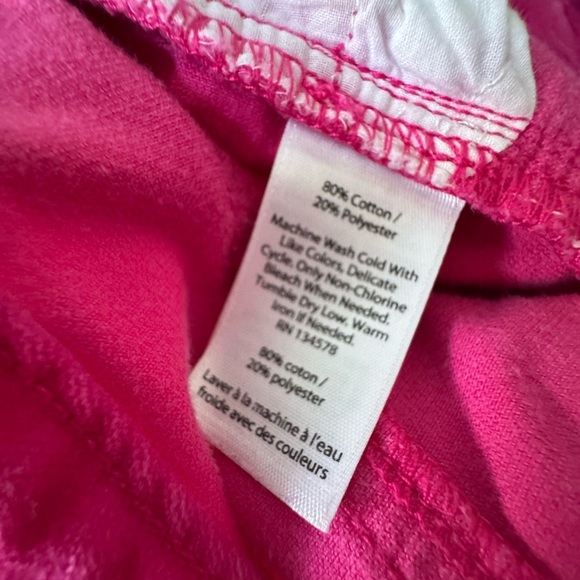 Vineyard Vines Girls Pink Velvet Jeans - Picture 7 of 9